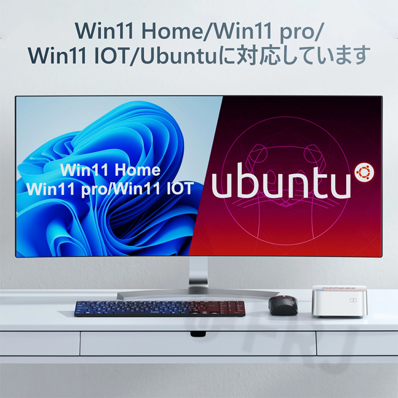 ミニpc デスクトップパソコン 新品 一体型 パソコン Windows11 mini pc 