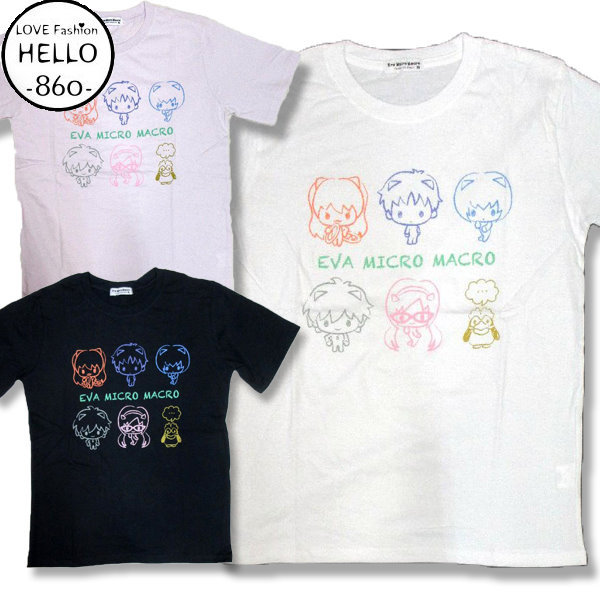 エヴァンゲリオン サンリオ コラボ T ミニキャラ 柄 半袖 Tシャツ アメカジ 薄手 メンズ / bia367 : bia367 : HELLO  CORPORATION - 通販 - Yahoo!ショッピング