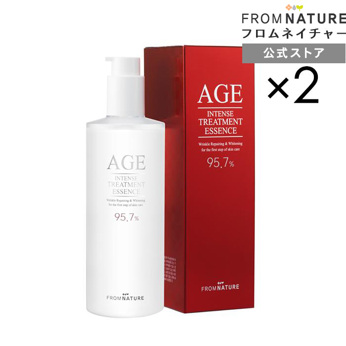 AGE 化粧水 340ml 2点セット エイジインテンストリートメント エッセンス 韓国コスメ 大容量 公式ストア限定 FROMNATURE 韓国直送 フロムネイチャー公式｜fromnature