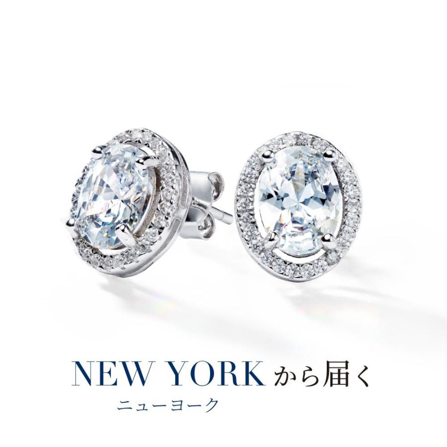 ピアス レディース ダイヤモンド cz プラチナ 加工 アレルギー対応 