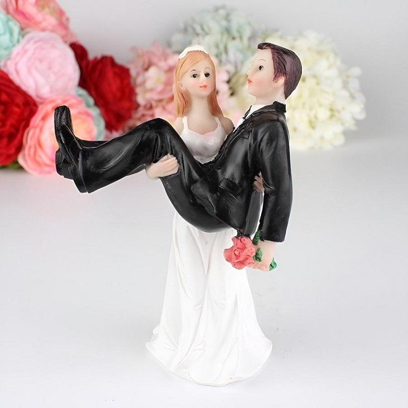 結婚式の花嫁新郎樹脂装飾品彫像ケーキトッパー結婚式の装飾の置物 半額品