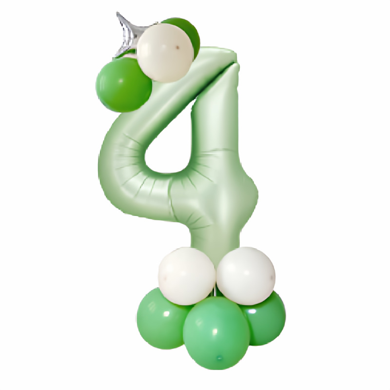 ナンバーバルーン【5】 Amazon | 40インチ 数字バルーン シルバー 誕生日風船 数字5