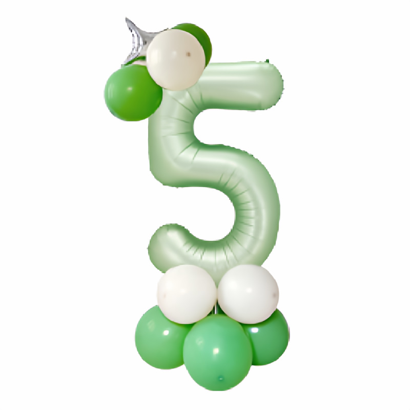 誕生日 飾り付け 数字 バルーン ナンバーバルーン セット L 大きい