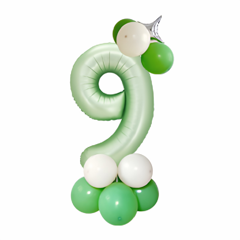 誕生日 飾り付け 数字 バルーン ナンバーバルーン セット L 大きい