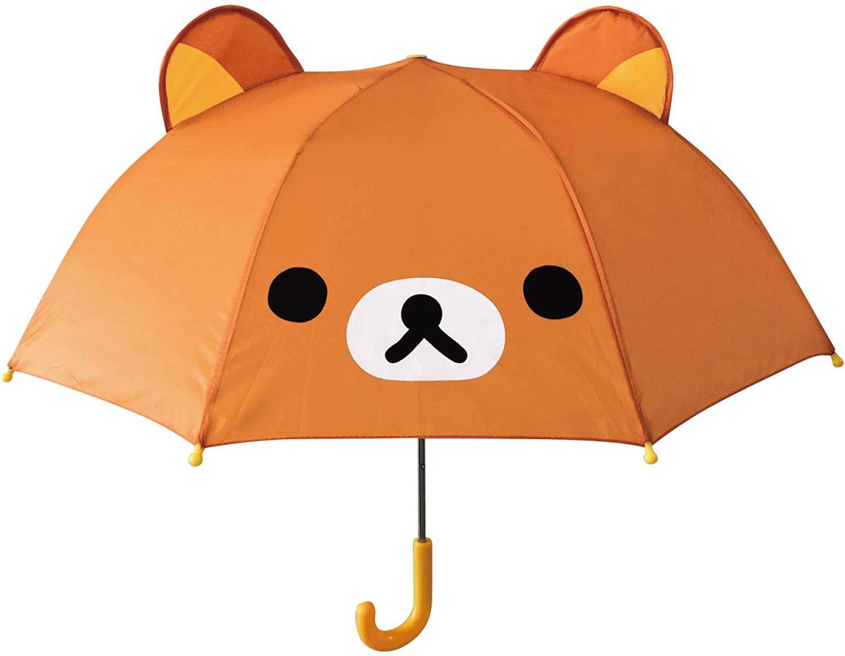 最大59％オフ！ 子供用耳付き傘 すみっコぐらし とかげ 雨の日が楽しい 新品 未使用品