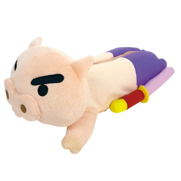 クレヨンしんちゃん ダイカット ペンポーチ 全3種 シロ ぶりぶり