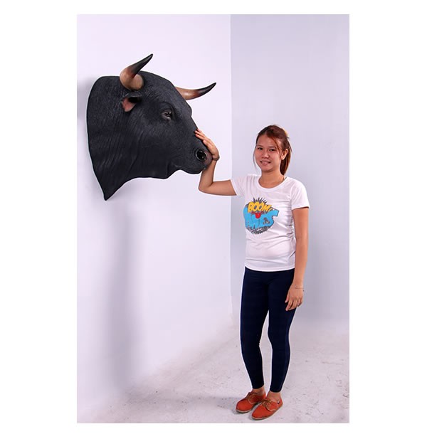 スペインの闘牛・頭部・壁掛 FRPアニマルオブジェ 即納可 : 日本最大級