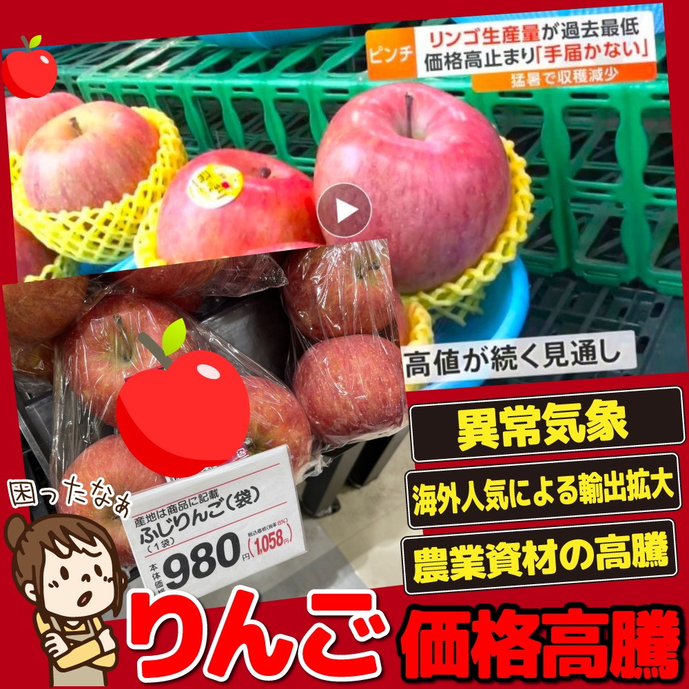 リンゴ】(1/2)もう一つの出品も購入してください。 リンゴ】(1/2)もう