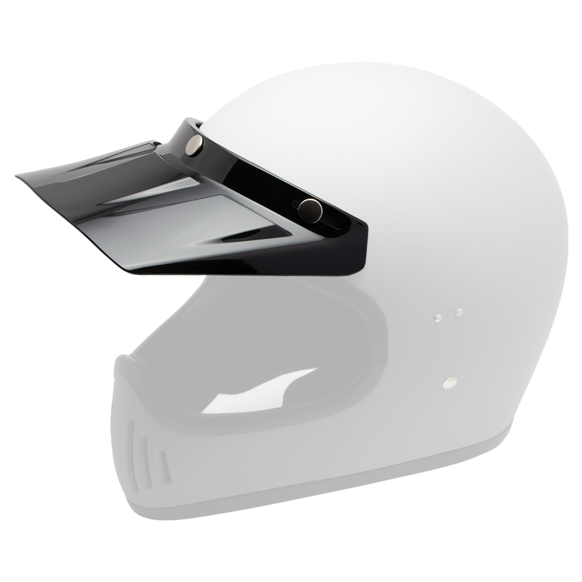ロングバイザー 3点ボタン IS-ZERO01Visor ジェットヘルメット ロングバイザー 3点ボタン IS-ZERO01Visor ジェットヘルメット