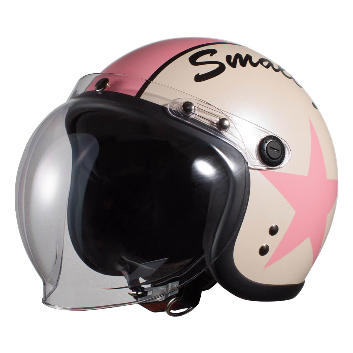 バイク ヘルメット ジェット レディース キッズ SJ-805ST FS-JAPAN 石野商会 スモールジョンジェット / SG規格 PSC規格 / バイクヘルメット｜fs-japan｜03