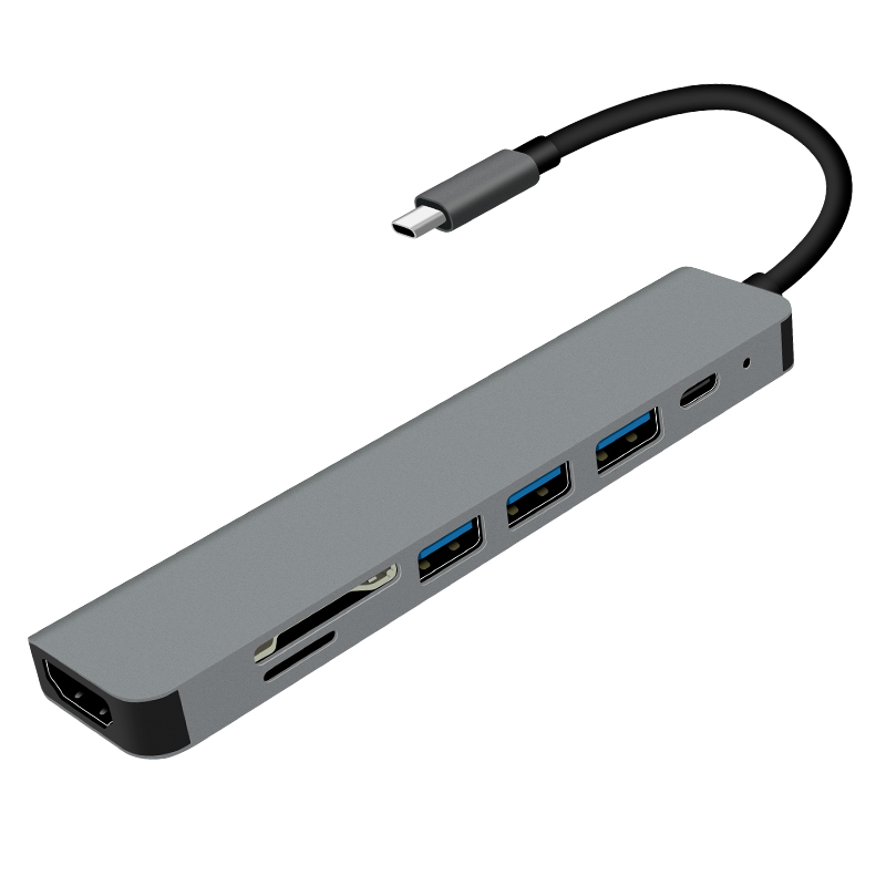 爆買 USBハブドッキングステーション Type-C USBハブ 7ポート USB3.0