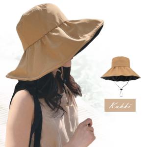 帽子 レディース 紫外線カット 春 夏 秋 UVカット 遮光100% ひんやり サファリハット つば...