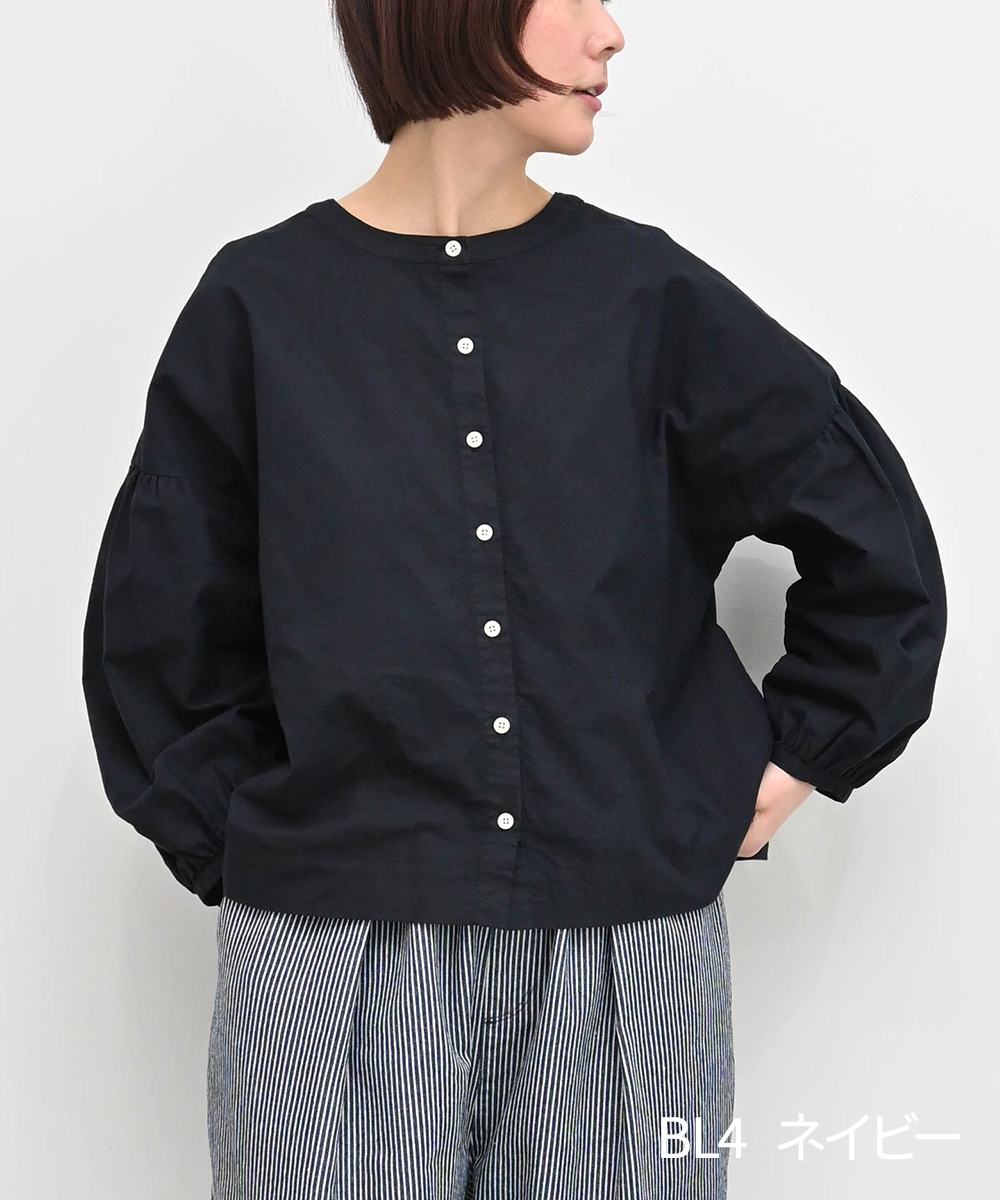 SUNVALLEY サンバレー コットン 綿 オックス 2WAY ブラウス 日本製品染め SK2024259 sunvalley 服 大人の ナチュラル ゆったり きれいめ シンプル カジュアル SUN VALLEY [公式ストア] サンバレー / 製品染め オックス 2WAY