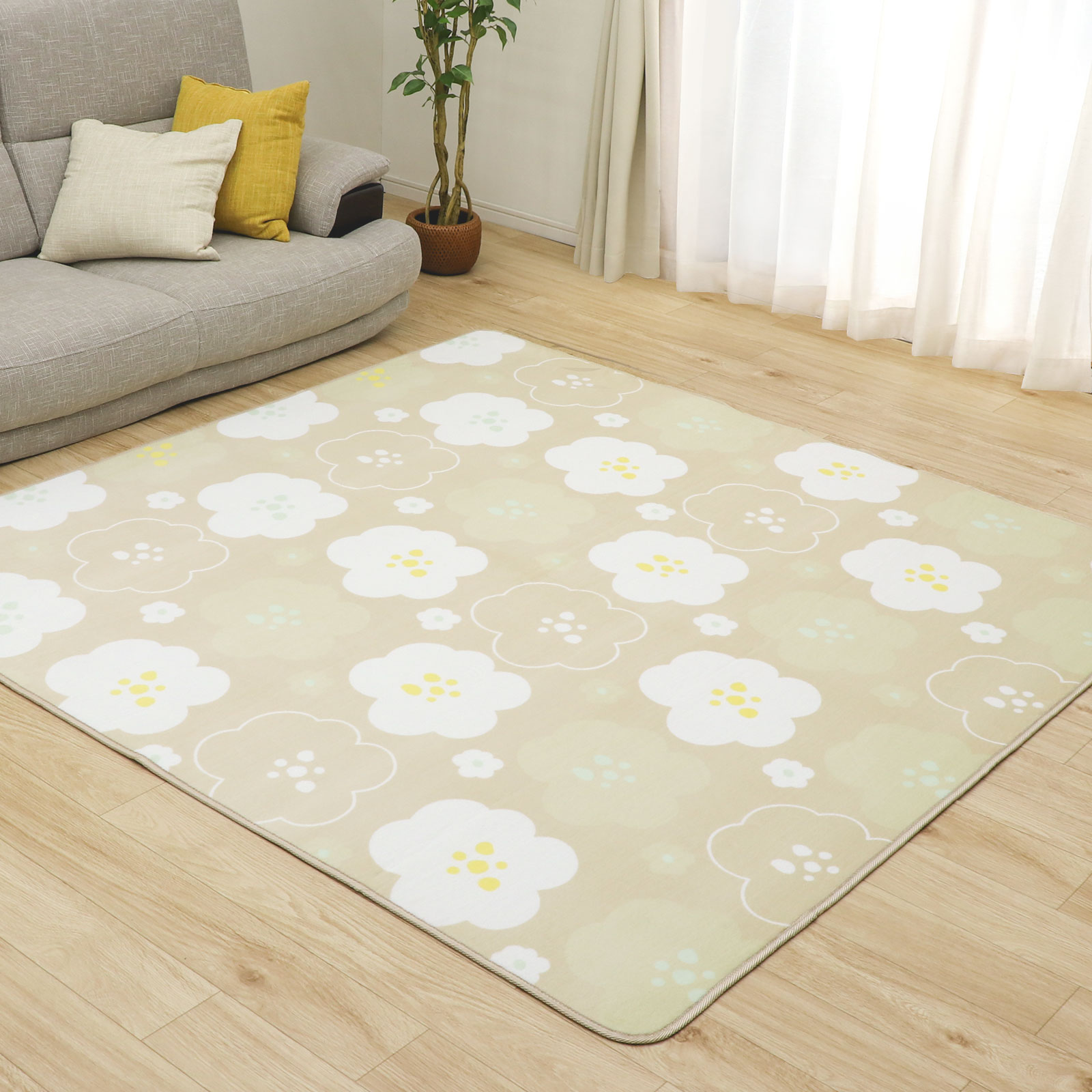 ラグ カーペット ラグマット 洗える 3畳 200×250 オールシーズン おしゃれ 秋 冬 北欧  絨毯 抗菌 防ダニ フリーリー | フリーリー | 16
