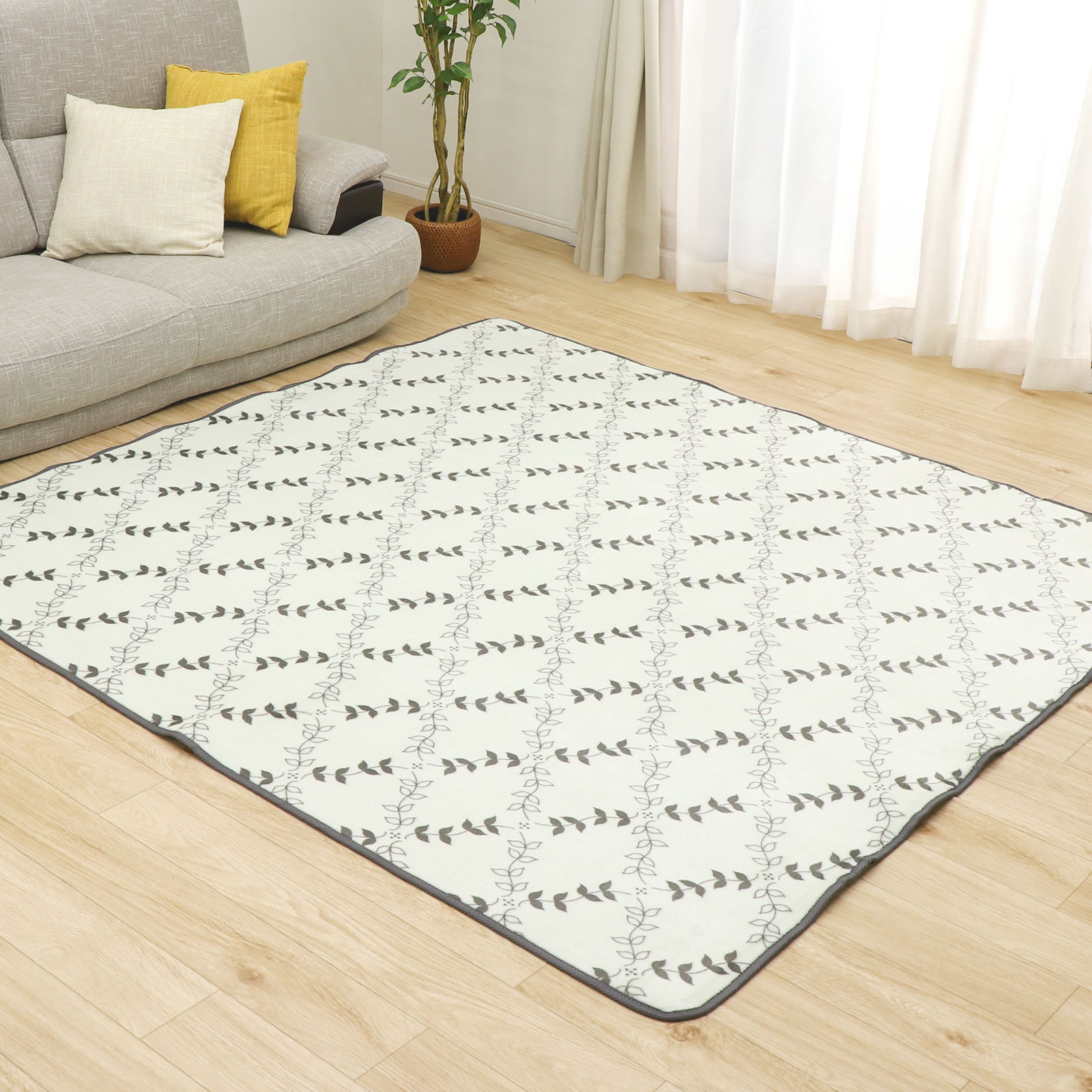 ラグ カーペット ラグマット 洗える 3畳 200×250 オールシーズン おしゃれ 秋 冬 北欧  絨毯 抗菌 防ダニ フリーリー | フリーリー | 12