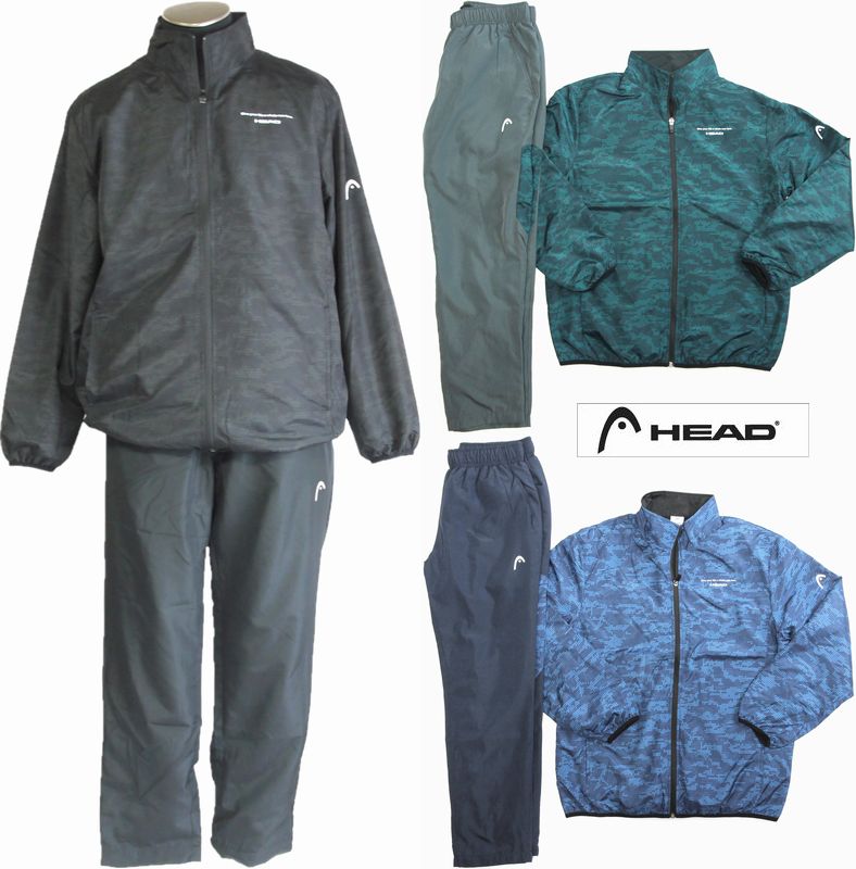 DUNLOP ダンロップ メンズ 裏トリコット ウインドブレーカー上下セット