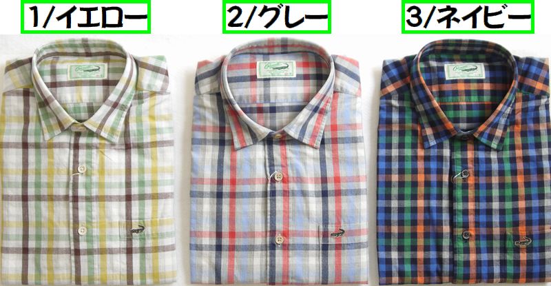 父の日 ギフト オープンシャツ CROCODILE クロコダイル 長袖 チェック柄 コーデュロイ 紳士靴下1足付 ラッピング無料 送料無料 大人 メンズ 40代 50代 60代 | Crocodile | 02