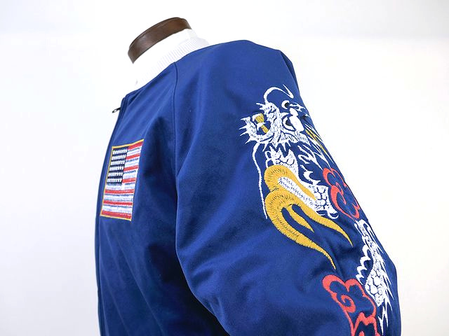 美品 HOUSTON ヒューストン スカジャン 別珍 刺繍 スーベニア HOUSTON（ヒューストン） ヒューストン【HOUSTON】VELVETEEN SOUVENIR