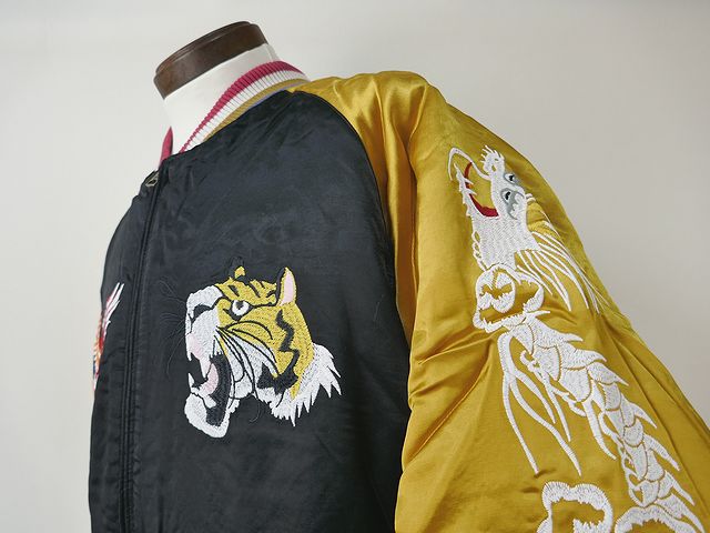 HOUSTON（ヒューストン） 送料無料 レーヨン スカジャン SOUVENIR