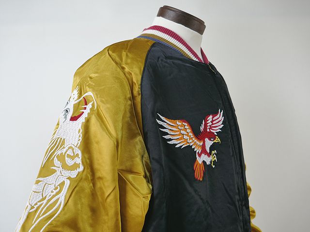 HOUSTON（ヒューストン） 送料無料 レーヨン スカジャン SOUVENIR