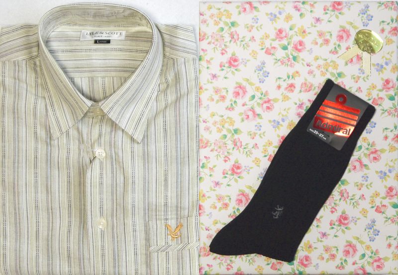 LYLE&SCOTT 父の日 ギフト オープンシャツ ライル&スコット 長袖