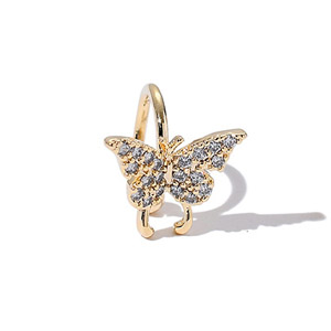 ピアス イヤーカフ 蝶々 レディース 金属アレルギー対応 キャッチピアス ノンホールピアス ポイント消化 誕生日 母の日 プレゼント |  | 03