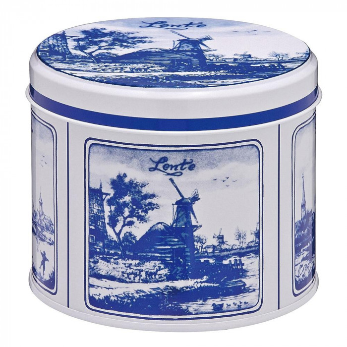 ホーランドオリジナルワッフル ストループワッフル 缶入り 250g(8枚入)×12個セット 8枚入 クリスピーワッフルでキャラメルシロップをサンドしたオランダの伝統的なお菓子です