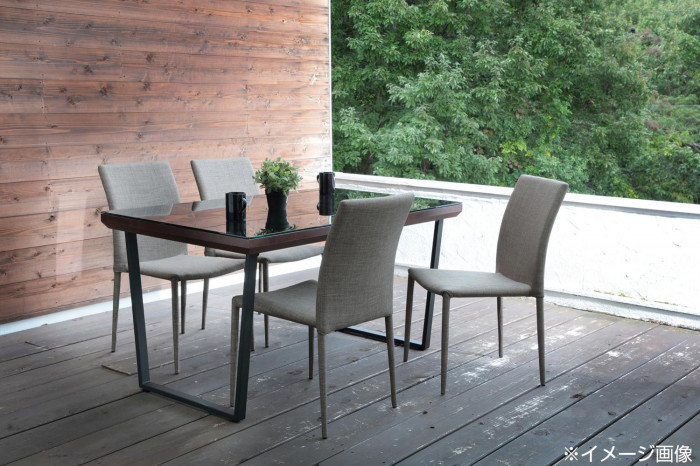 CUORE(クオーレ) ダイニングテーブル135 (ブラック) GDT-7699 家具 クオーレ