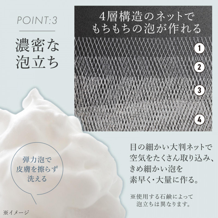 もちもち泡立て石鹸ネット 泡立て ネット 洗顔ネット 泡立てネット 泡