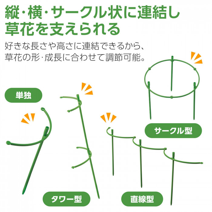 単独・タワー型・直線型・サークル型に繋げて使える