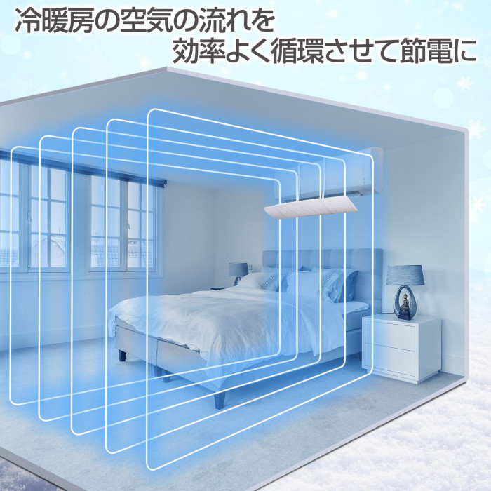 エアコンの風向き調節カバー 取付簡単 乾燥 対策 角度 横幅