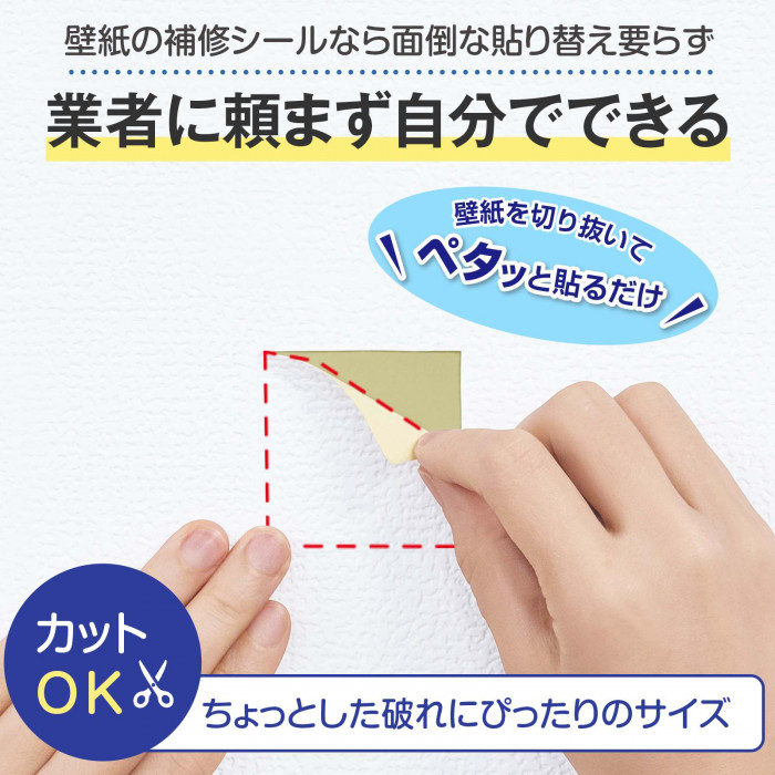 業者に頼まず自分で補修