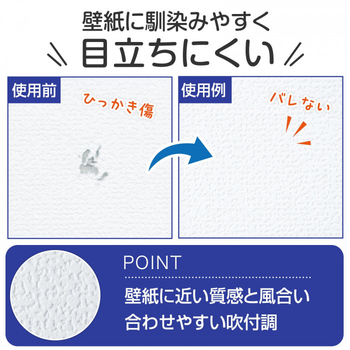 壁紙に馴染みやすく目立ちにくい