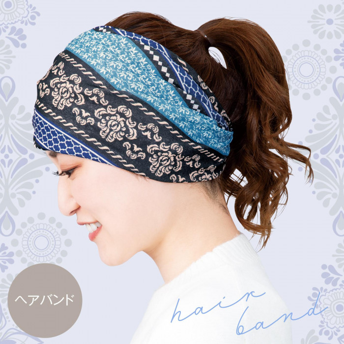 使い方3通り　ヘアバンド