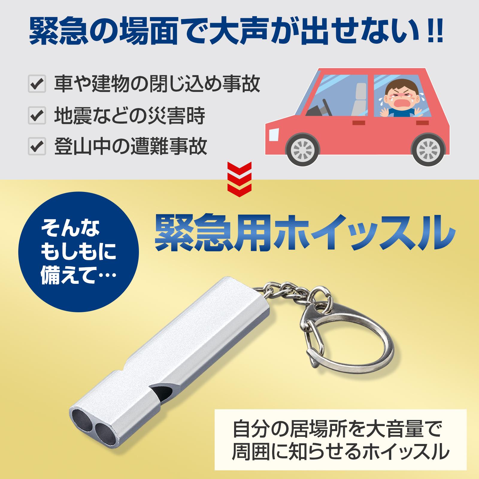 緊急の場面で大声が出せない!そんなもしもに・・