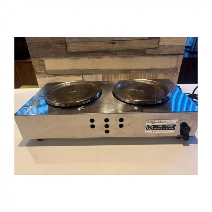2連ウォーマー 100V-100W×2 Kalita(カリタ) 1.8L デカンタ保温用 2連ウォーマー ヨコ型 66003
