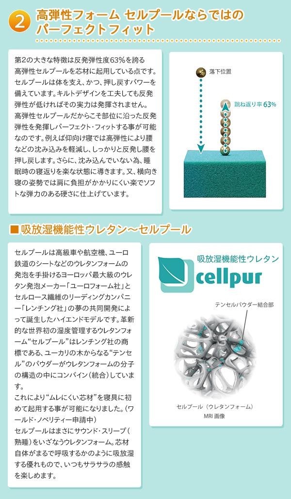 [大特価] cellpur セルプール　SWEET DREAM(スウィートドリーム)　重ねるピロートップ　シングル　約98×195×2.5cm 【N2154069439】(11550円)