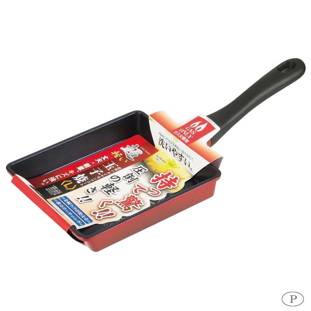 トラストパール金属 超軽いダイヤモンドコート 玉子焼(L) HB-2691 調理器具