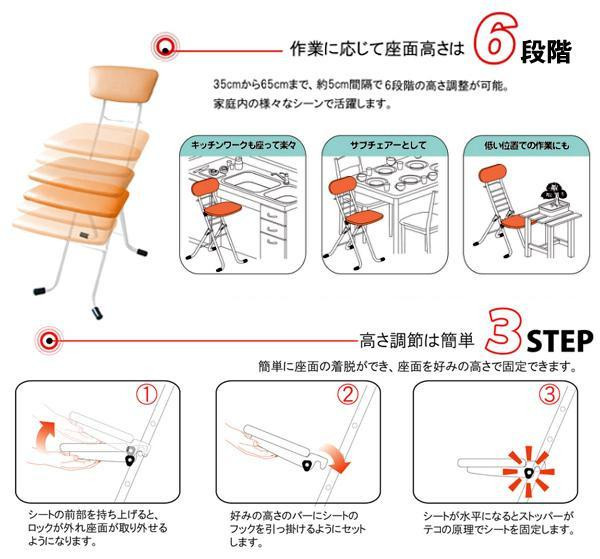 ルネセイコウ ワーキングチェア モア 日本製 完成品 CSW-110W : ab