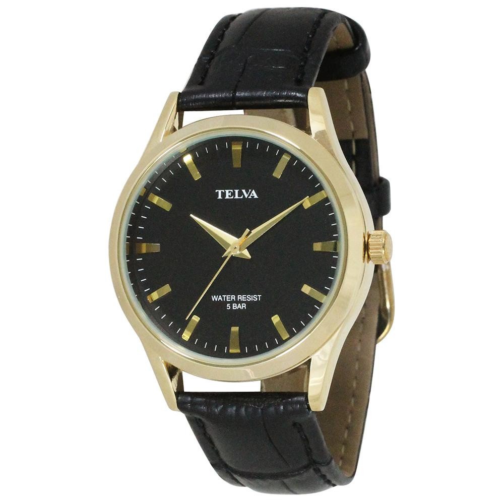 TELVA アナログ 腕時計(M) TE-AM033-BKG 腕時計