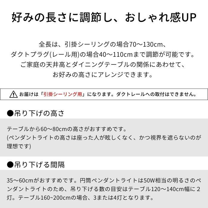 MotoM モトム LED 円筒ペンダント ライト 引掛けシーリング ブラック