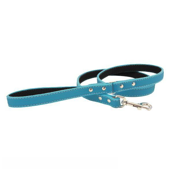 Auburn Leathercrafters トスカーナ本革リード 120cm×2.0cm ターコイズ 16326 しなやかなイタリアンレザーを使用したリードです ペット用品