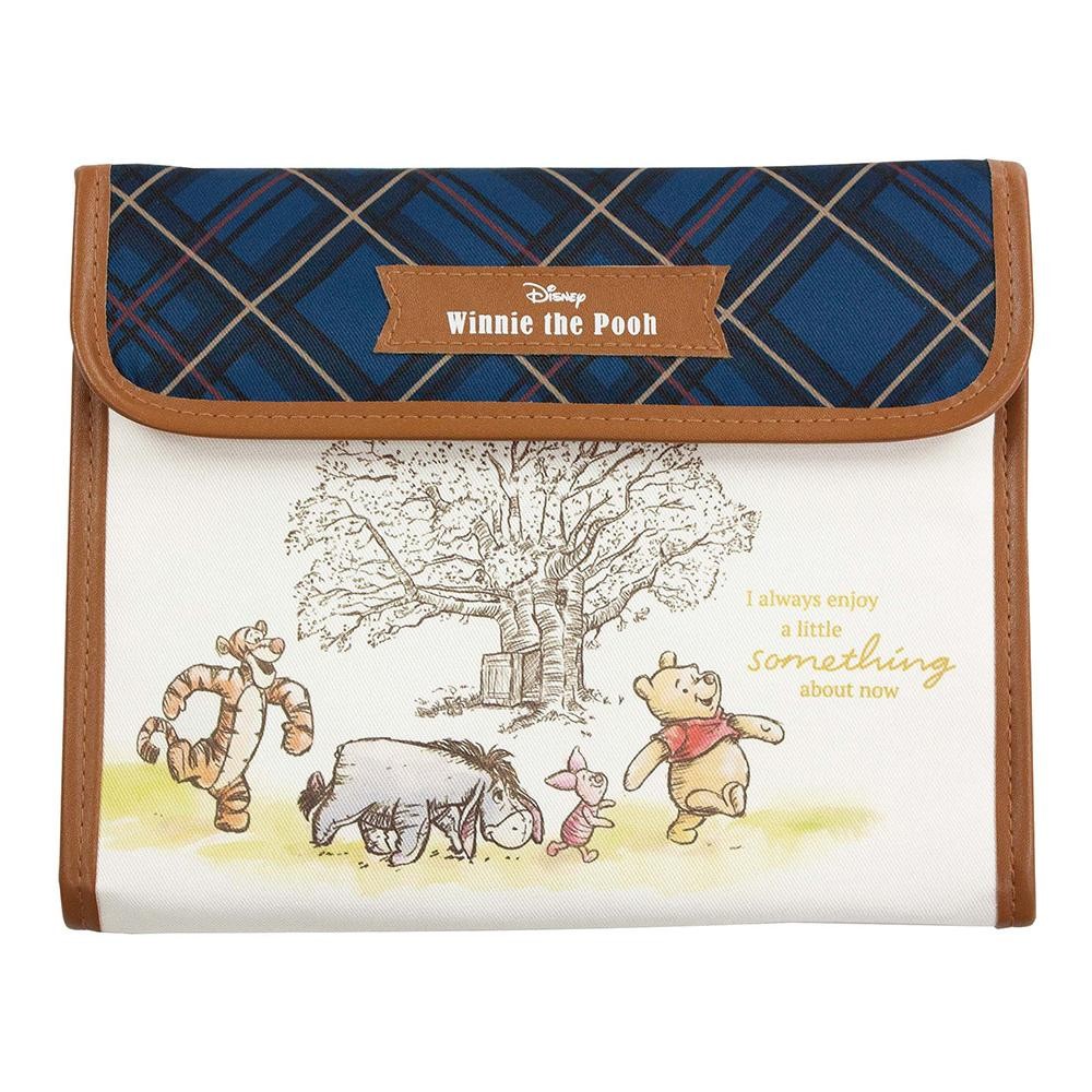 Disney ディズニー Djm 2409k ジャバラ ブルーチェック マルチケース 最大 オフ マルチケース