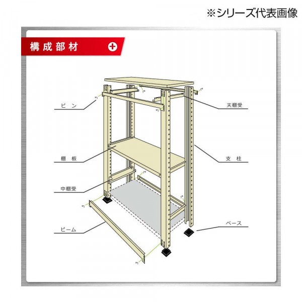 中量ラック 耐荷重300kgタイプ 連結 間口1500×奥...+soporte.cofaer.org.ar