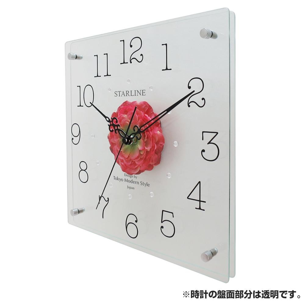 送料無料 アートフラワー 掛け時計 Rd Sw 1199 商品 他商品との同梱不可