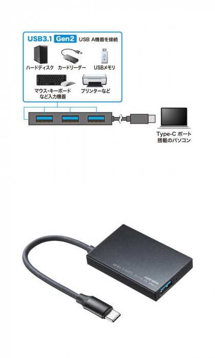 サンワサプライ USB3.1 Gen2対... : タブレット・パソコン : サンワサプライ 在庫あ低価