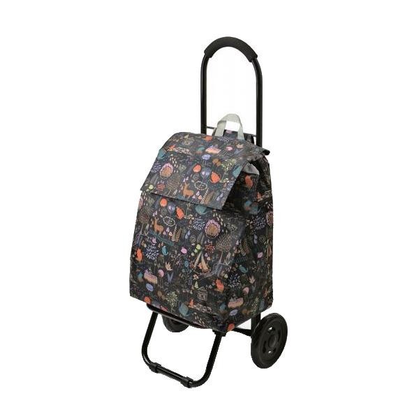 新品 本物 当店在庫だから安心 スーツケース キャリーバッグ ほのぼのしたかわいいプリント入りのカート Charmiss ショッピングカート メルヘンチック柄 15 5016 ブラック Www Threeriversofs Com