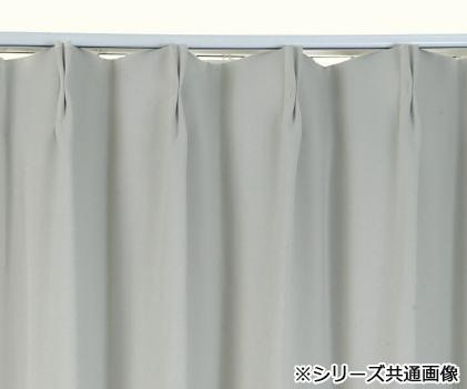 防炎遮光1級カーテン 約幅20... : 家具・インテリア ブラック お得大特価