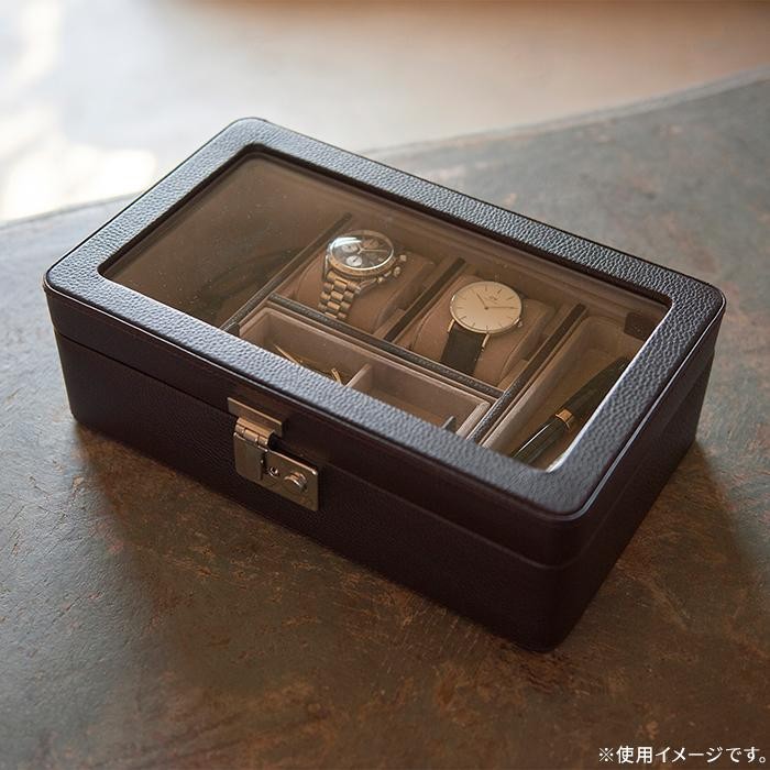 LUSSO ルッソ 本革 メンズボックス 時計メガネ アクセサリー 小物入れ アクセサリーケース 小物入れ 腕時計収納 保管 ディスプレイ 本革