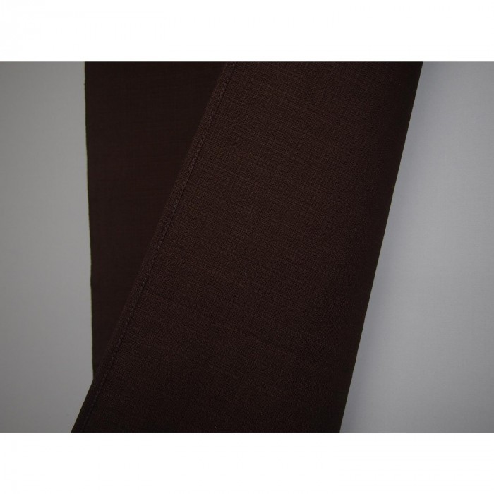 7910円 信憑 綿無地古都色のれん 蘭茶色 約巾85×丈120cm